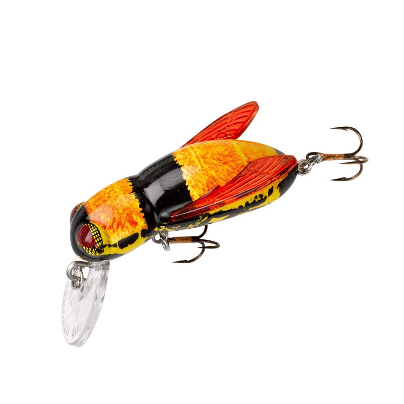 Rebel Lures Bumble Bug Topwater / Crankbait Fishing Lure, 1 1/2 Inch, 7/64 Ounce, Bumble Bee - Image 1